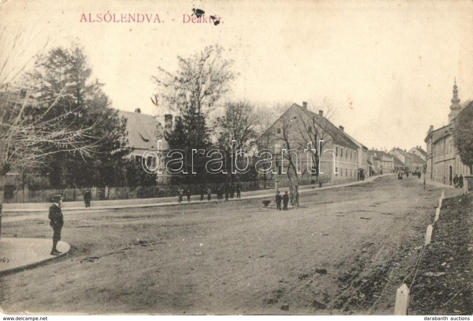 T2 Alsólendva, Dolnja Lendava; Deák Tér. Balkányi Ernő Kiadása / Square - Unclassified