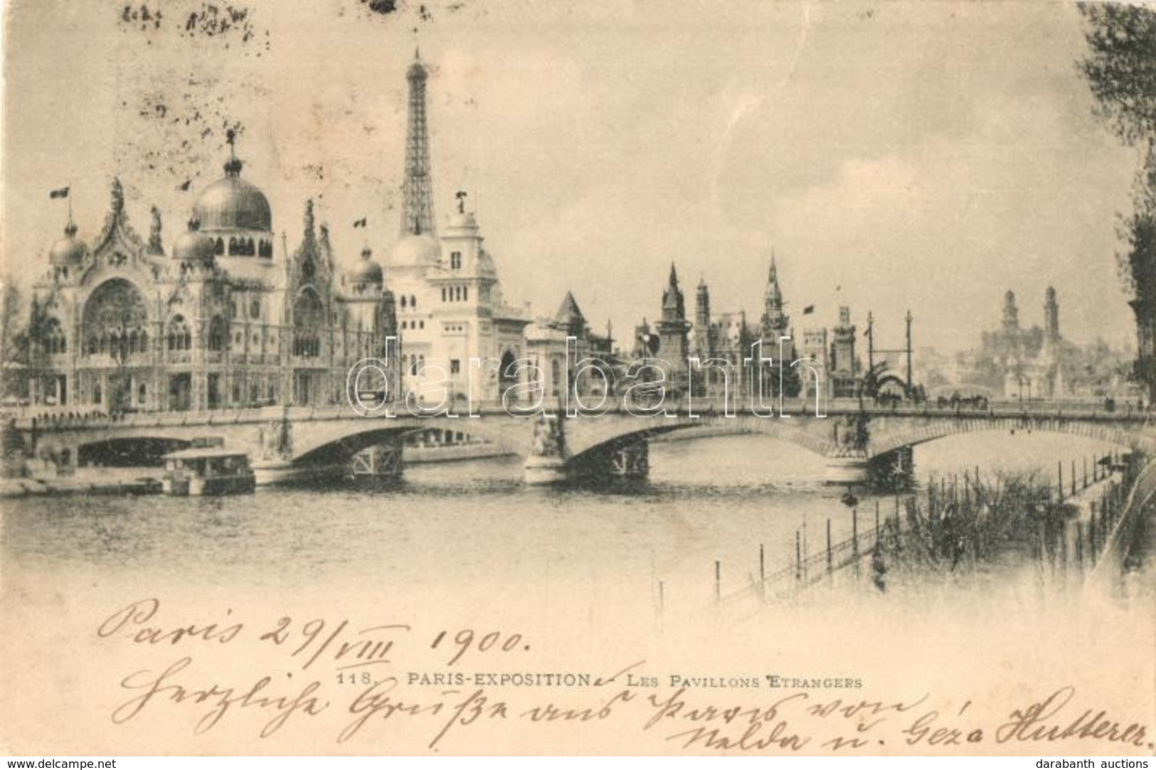 T2/T3 1900 Paris, Exposition Universelle. Le Pavillons Etrangers / Foreign Pavilions (EK) - Unclassified