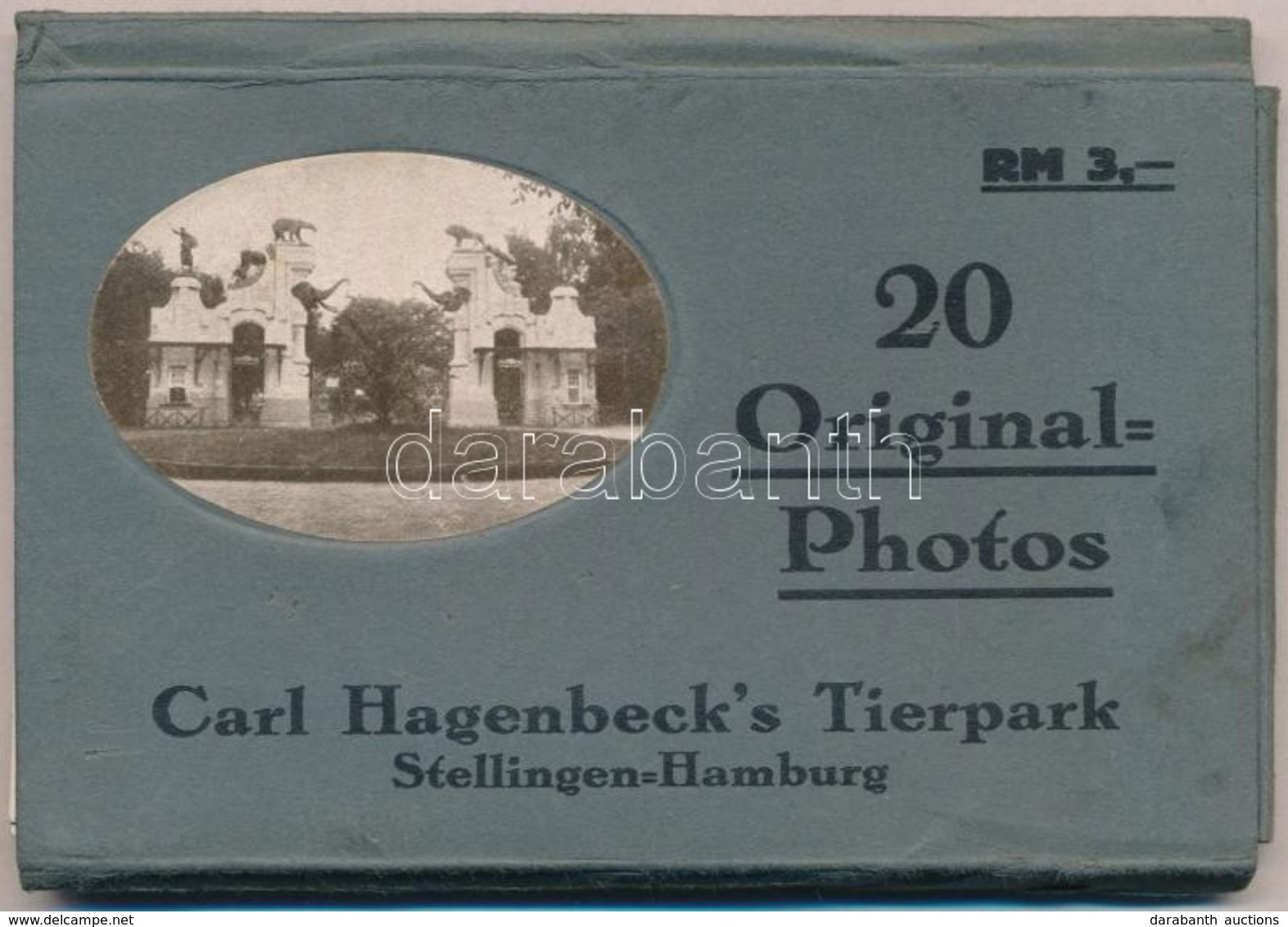 ** T1 Hamburg, Stellingen, Carl Hagenbeck's Tierpark / Zoo, 20 Pre-1945 Postcards In Original Case - Non Classés