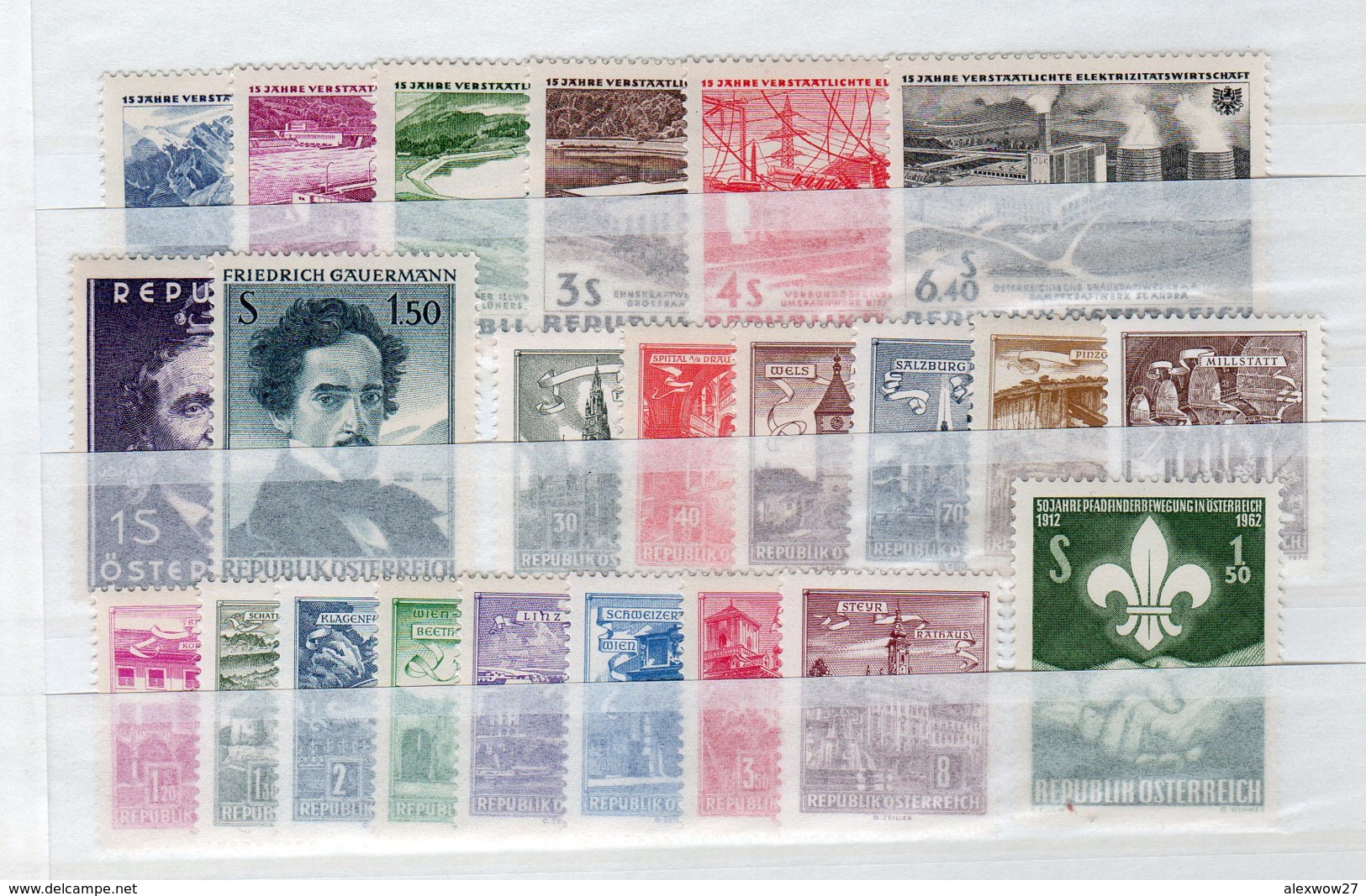 Austria 1962 Annata Completa / Years Complete **MNH /VF - Ganze Jahrgänge