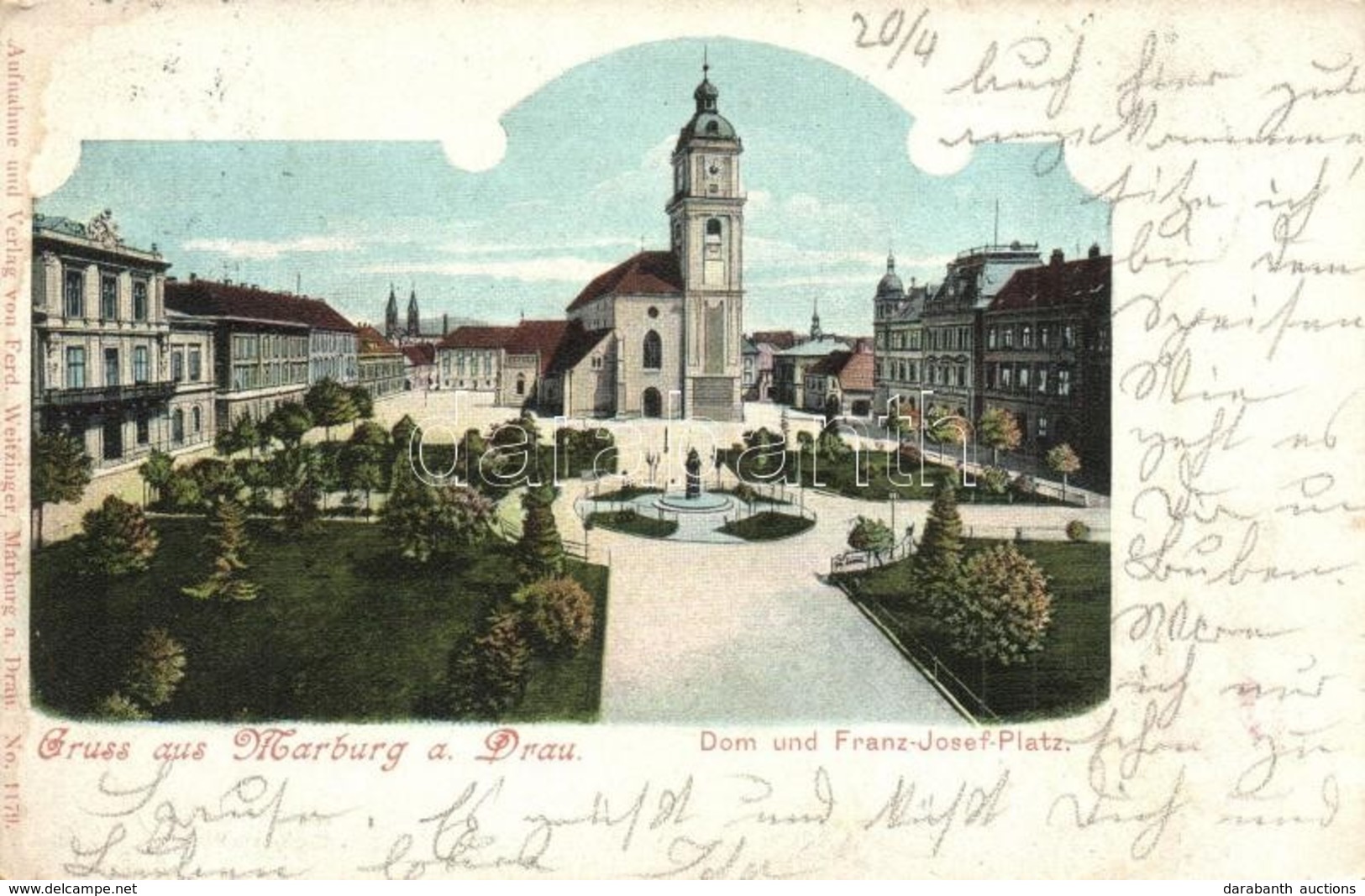 T2/T3 Maribor, Marburg A. Drau; Dom Und Franz Josef Platz / Cathedral And Square (EB) - Ohne Zuordnung