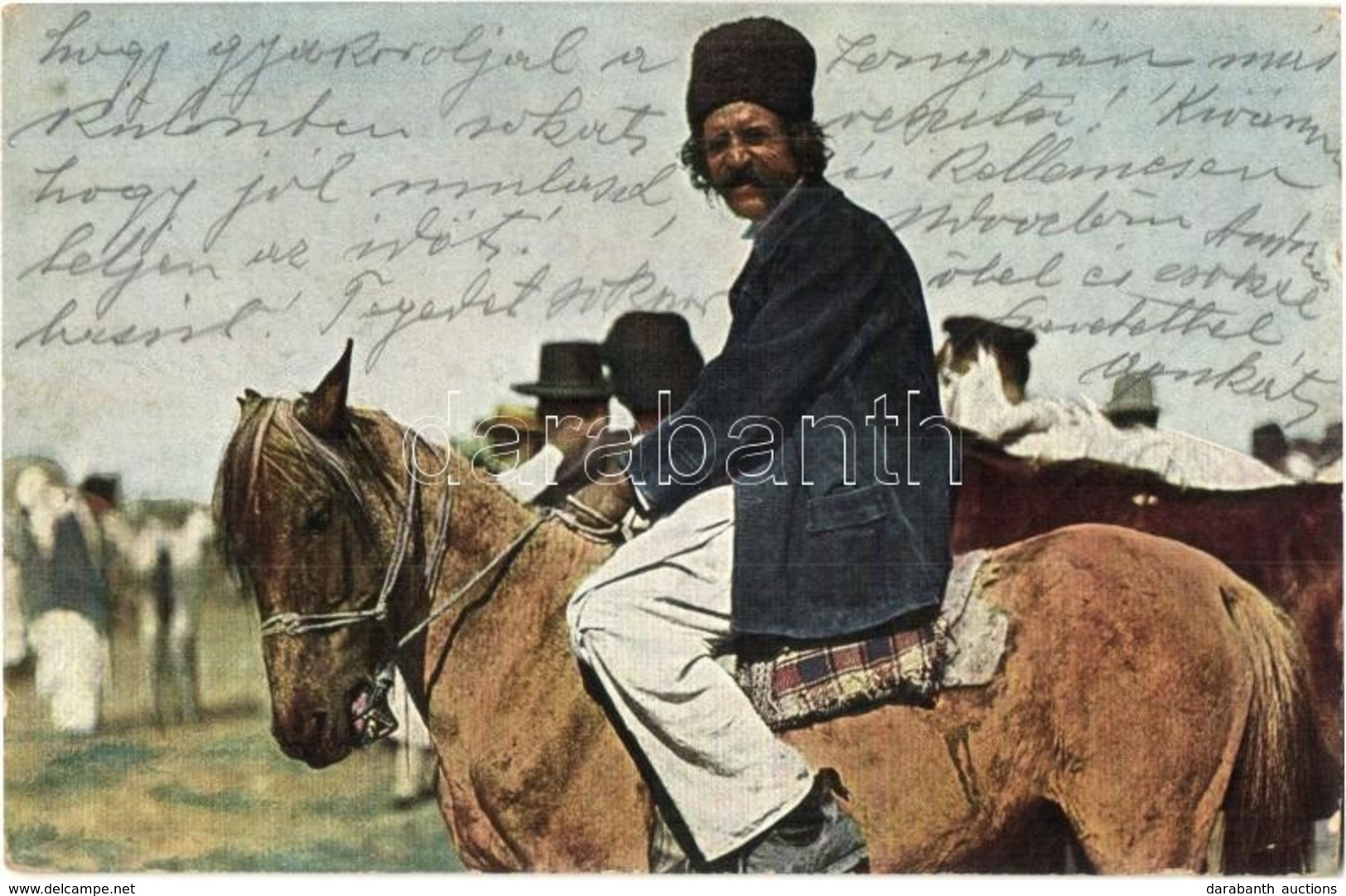 T2/T3 1917 Balkan Reihe I. Nr. 4 . Zigeuner / Balkan Gypsy Folklore  (EK) - Unclassified