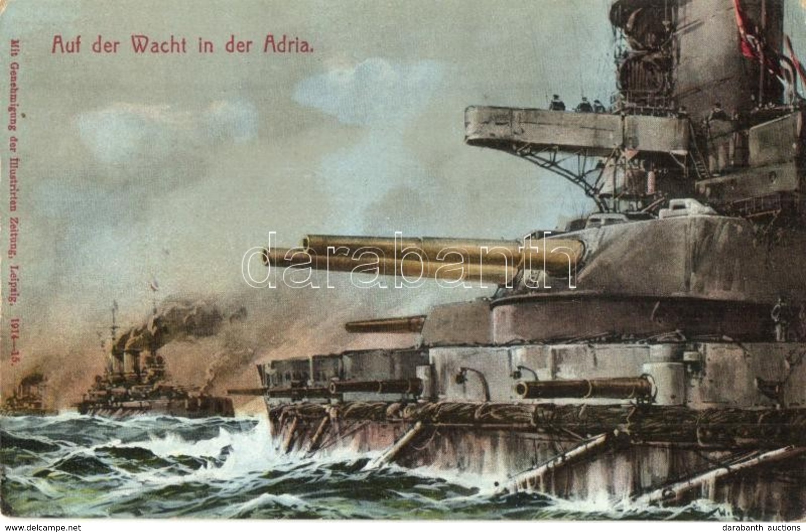 ** T2/T3 Auf Der Wacht In Der Adria / WWI German Battleships On Watch Over The Adriatic Sea - Ohne Zuordnung