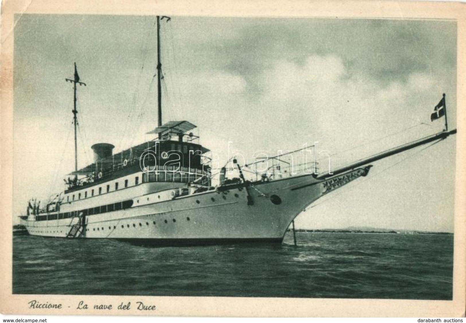 * T2/T3 Riccione, La Nave Del Duce / Ship Of Mussolini (EK) - Ohne Zuordnung