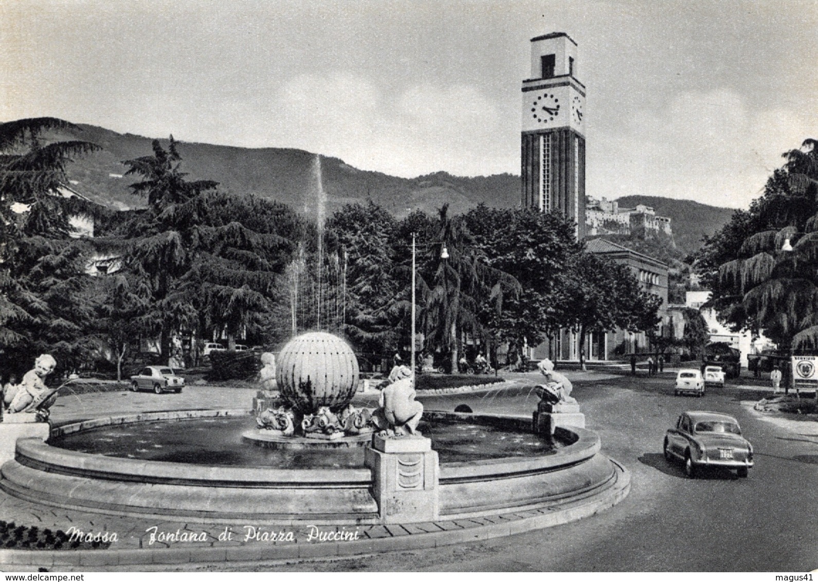 MASSA (MASSA CARRARA) - FONTANA DI PIAZZA PUCCINI (OGGI PIAZZA LIBERAZIONE) - Massa