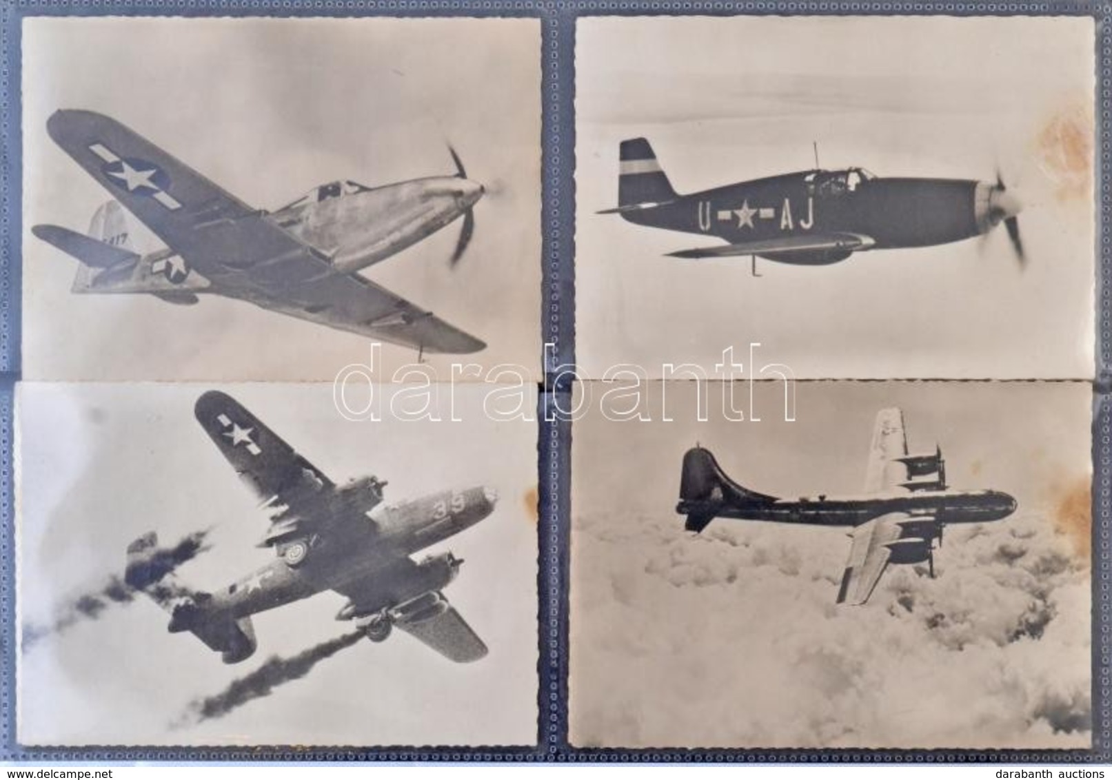 ** 48 Db MODERN Képeslap Második Világháborús Katonai Repülőgépekkel / 48 Modern Postcards Of WWII Military Aircrafts - Sin Clasificación