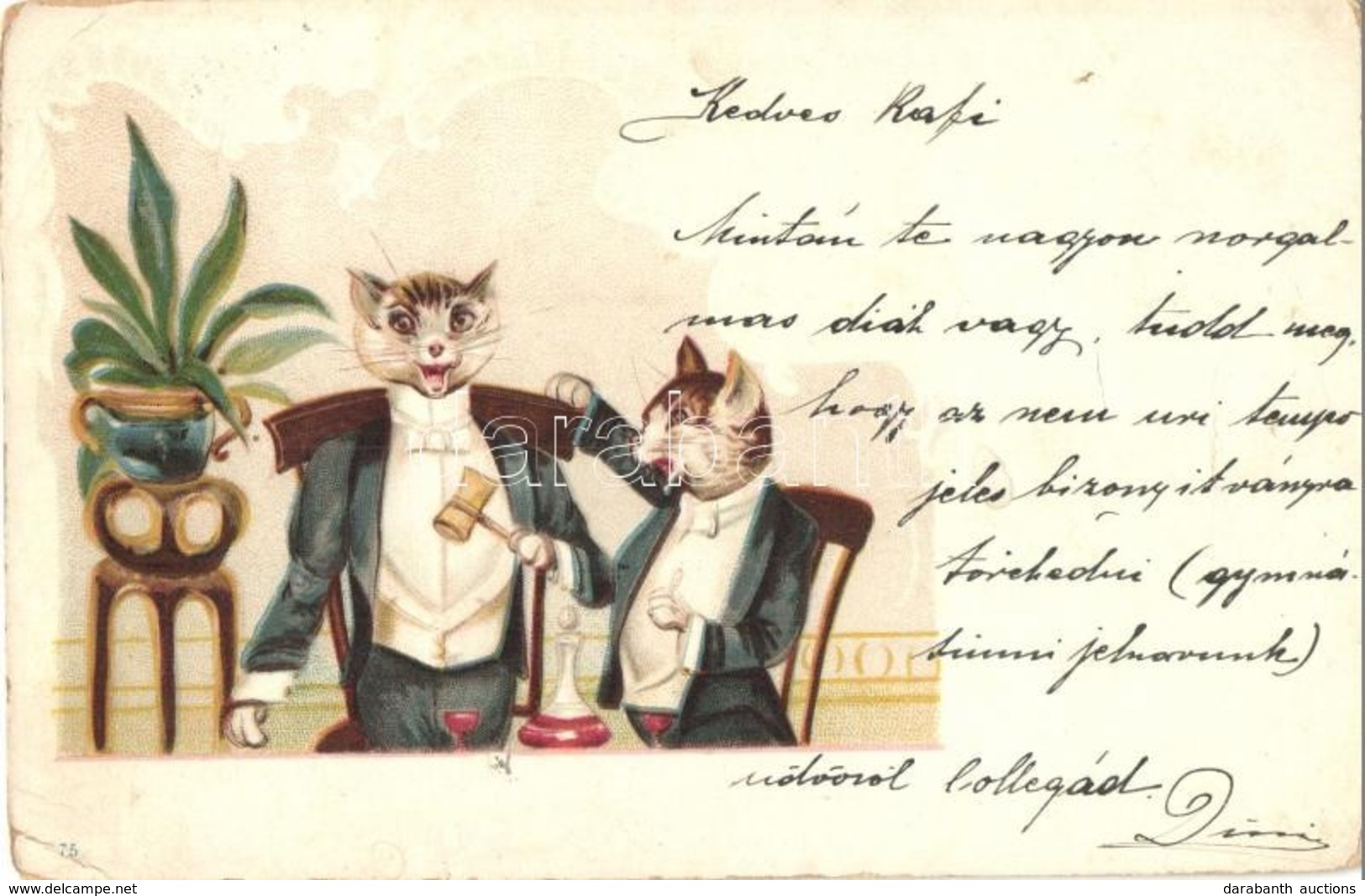 T2/T3 Gentleman Cats, Litho (EK) - Ohne Zuordnung