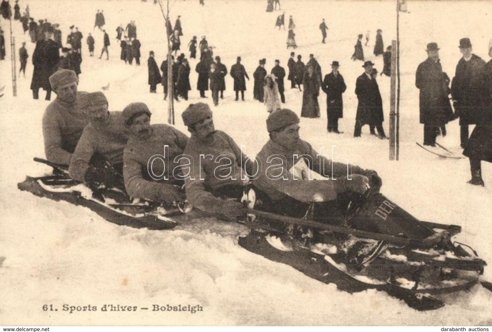 ** T1 Sports D'hiver, Bobsleigh / Winter Sport, Five-men Controllable Bobsled - Unclassified