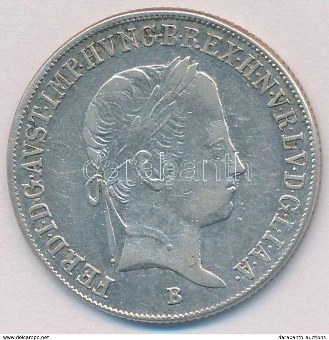 1845B 20kr Ag 'V. Ferdinánd' T:2 Patina
Huszár 2081., Unger III.:1419. - Non Classés