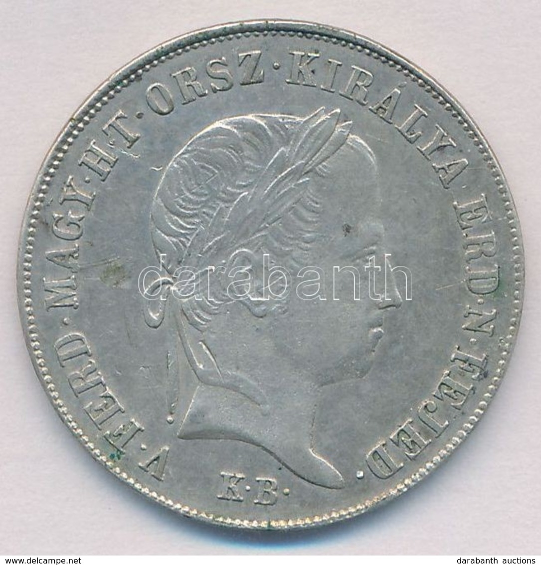 1848KB 20kr Ag 'V. Ferdinánd' T:1-,2 Patina - Ohne Zuordnung