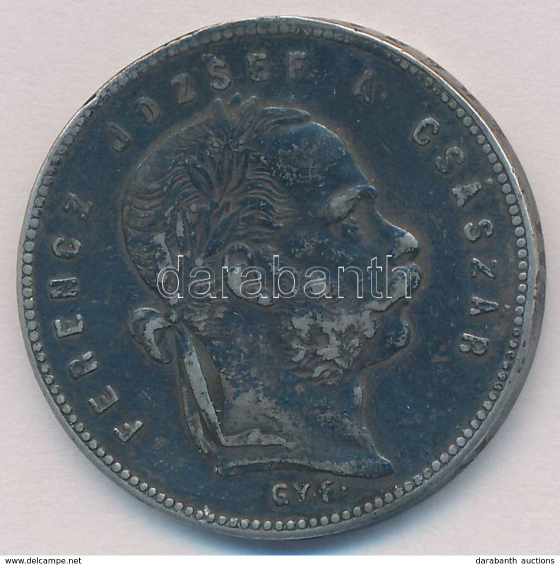 1868GYF 1Ft Ag 'Ferenc József / Angyalos Címer' Gyulafehérvár T:2,2- Patina
Hungary 1868GYF 1 Forint Ag 'Franz Joseph' A - Unclassified