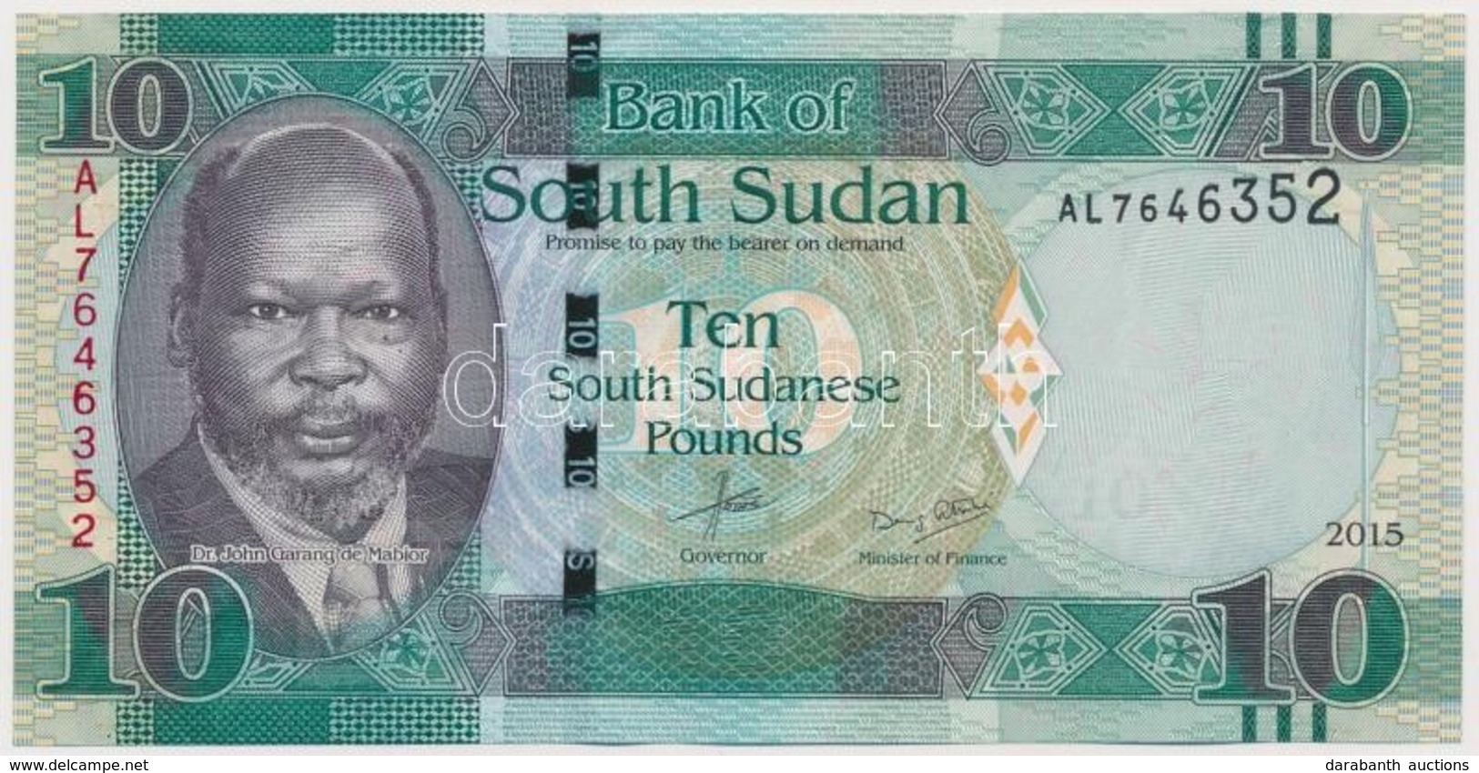 Dél-Szudán 2015. 10Ł T:I
South Sudan 2015. 10 Pounds C:UNC - Ohne Zuordnung