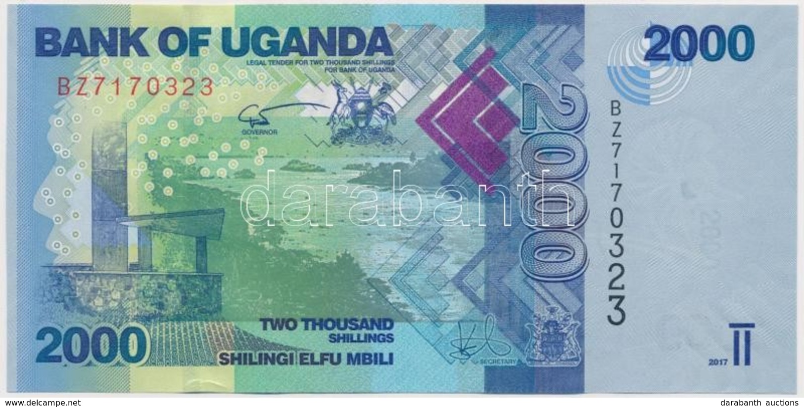 Uganda 2017. 2000Sh T:I
Uganda 2017. 2000 Shilingi C:UNC - Unclassified