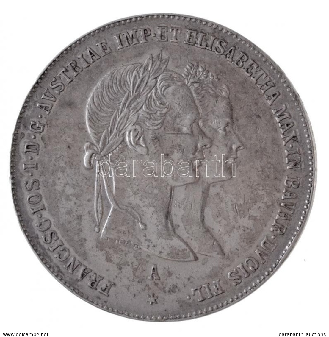 Ausztria 1854A 1G Ag 'Ferenc József és Erzsébet Házasságkötése' (12,94g) T:2
Austria 1854A 1 Gulden Ag 'Wedding Of Franz - Non Classés