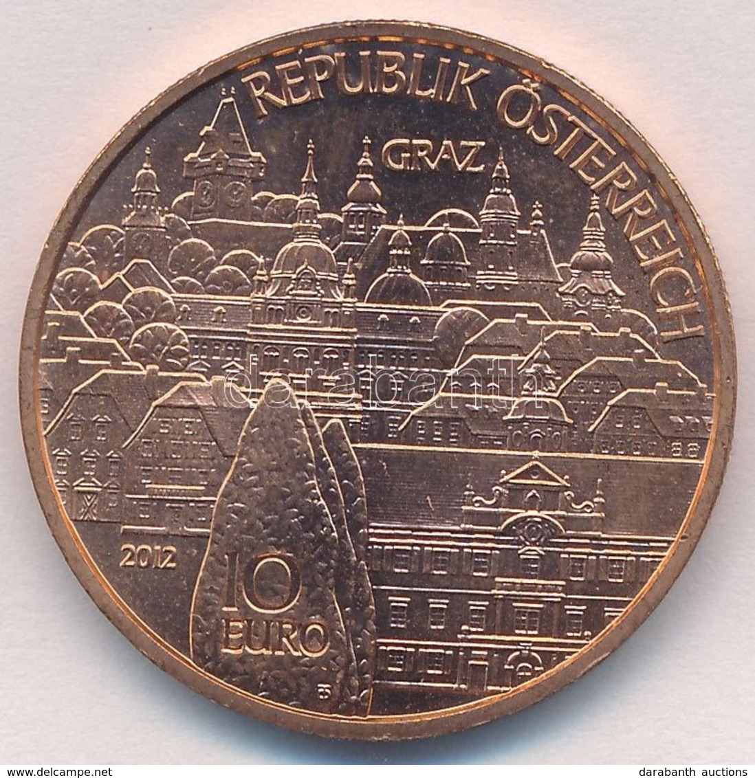 Ausztria 2012. 10E Cu 'Stájerország' T:1- 
Austria 2012. 10 Euro Cu 'Steiermark' C:AU
Krause KM#3207 - Sin Clasificación