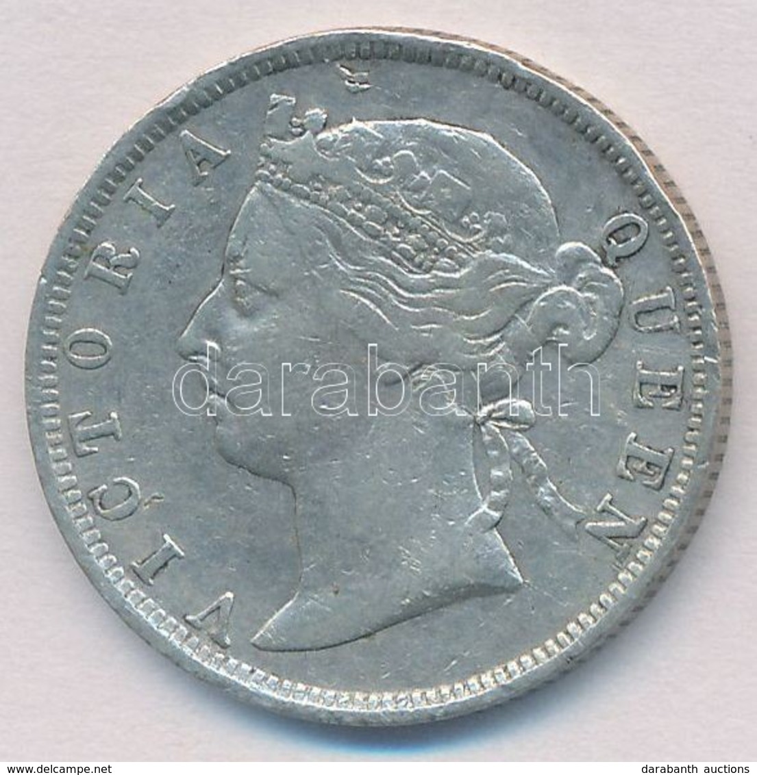 Brit-Honduras 1895. 25c Ag 'Viktória' T:2
British Honduras 1895. 25 Cents Ag 'Victoria' C:XF
Krause KM#9 - Unclassified