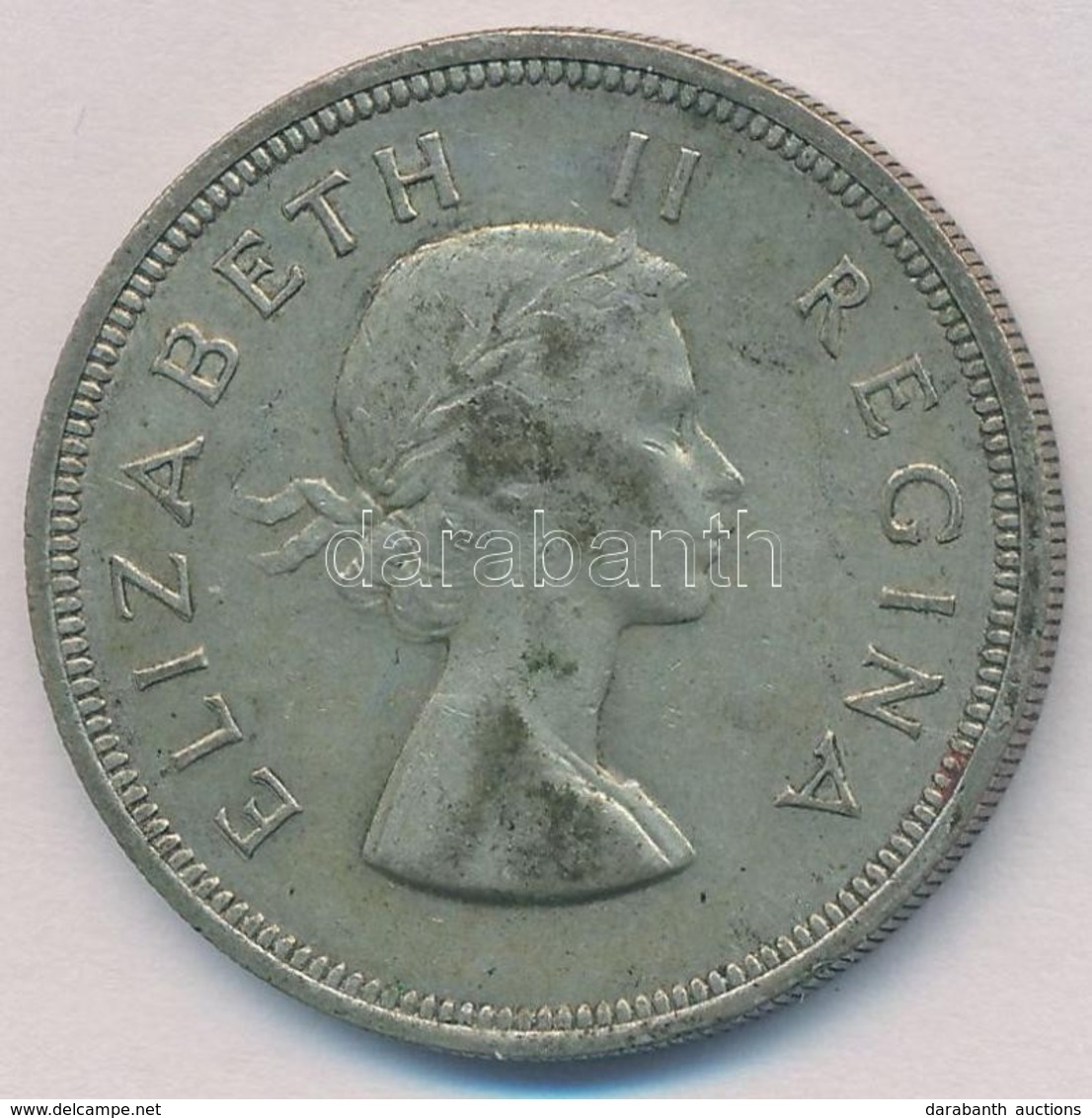Dél-Afrika 1957. 2 1/2Sh Ag 'II. Erzsébet' T:2 Patina
South Africa 1957. 2 1/2 Shilling Ag 'Elizabeth II' C:XF Patina
Kr - Unclassified
