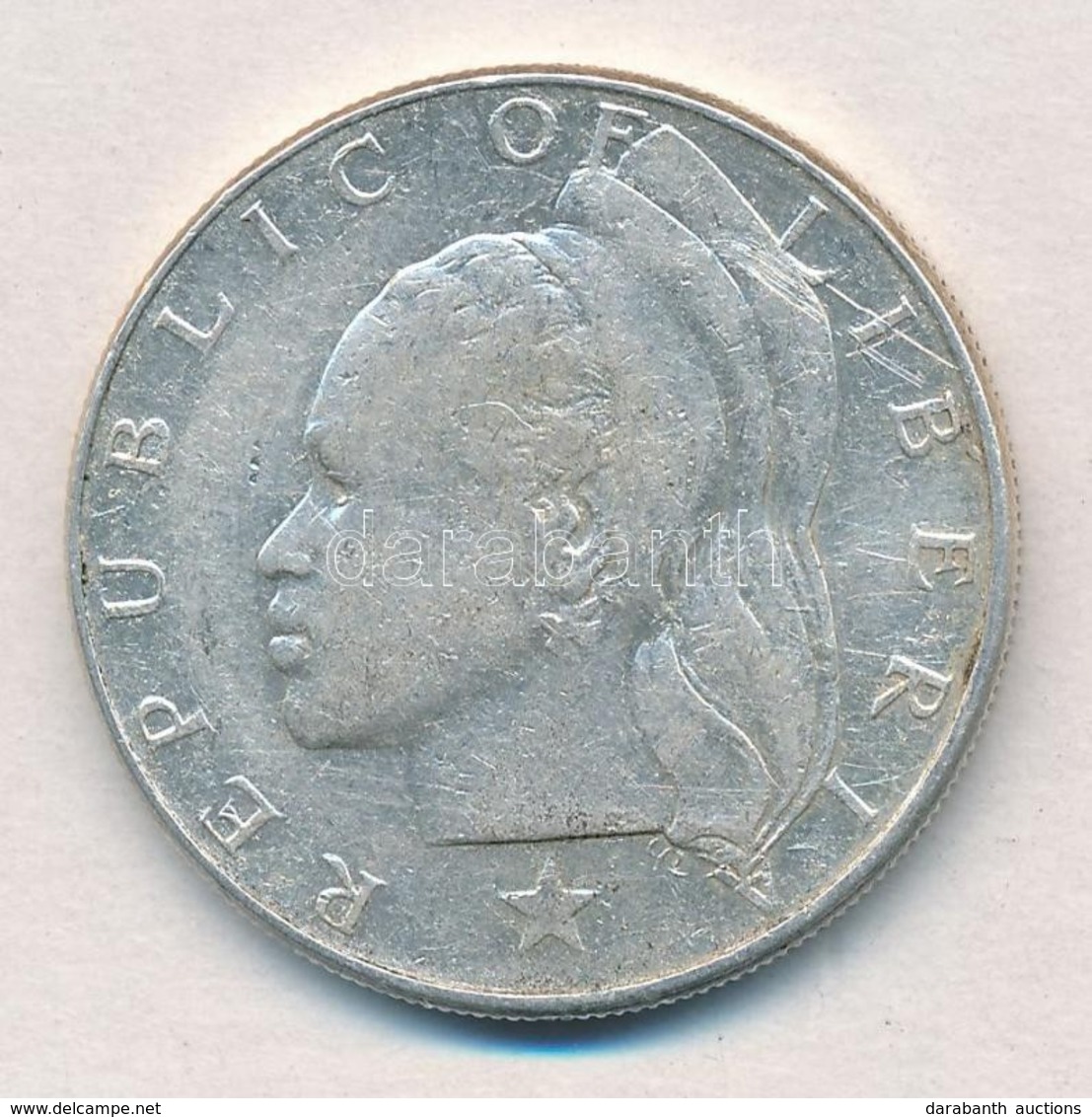 Libéria 1962. 1$ Ag T:2,2-
Liberia 1962. 1 Dollar Ag C:XF,VF - Sin Clasificación