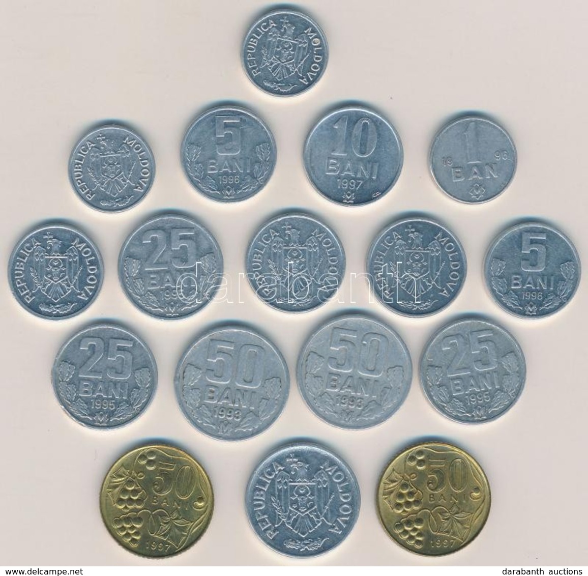 Moldova 17db-os Vegyes érme Tétel T:2
Moldova 17pcs Of Mixed Coins Lot C:XF - Sin Clasificación