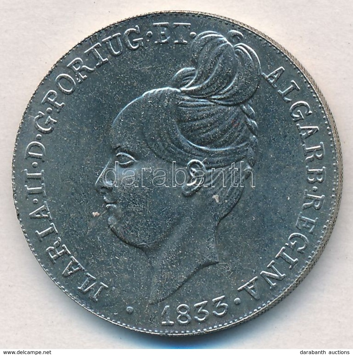 Portugália 2013. 5E Cu-Ni 'II. Mária' T:1,1-
Portugal 2013. 5 Euros Cu-Ni 'Maria II' C:UNC,AU - Non Classés