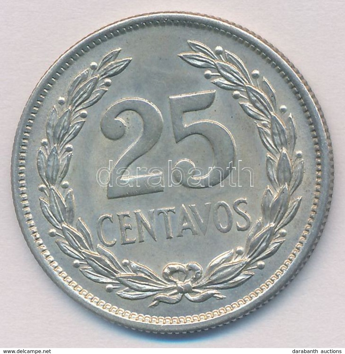 Salvador 1944. 25c Ag T:1-
Salvador 1944. 25 Centavos Ag C:AU - Unclassified
