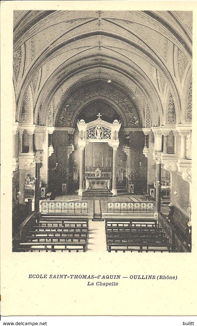 OULLINS - école Saint Thomas D'Aquin - La Chapelle - Oullins