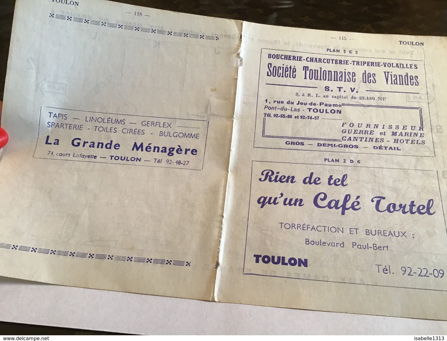 Toulon La Grande Ménagères Société Toulonnaise Des Viande Boucherie Charcuterie Triperie Volaille Café Torréfaction Et B - 1900 – 1949