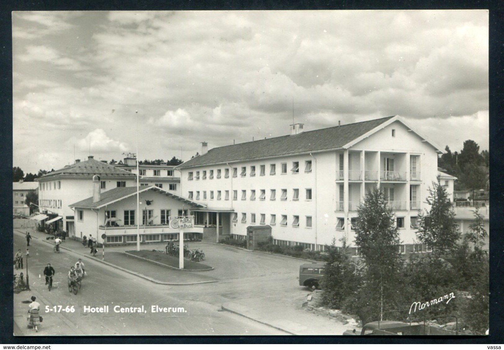 Elverum. - Hotell  Central - Animed  PC. - Norge - Norway. Hotel - Noorwegen