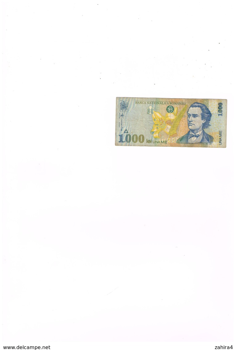 Banka Nationala A Romaniei - 1000 Lei - Una Mie - 007B4525603 - 1998 - Rumania