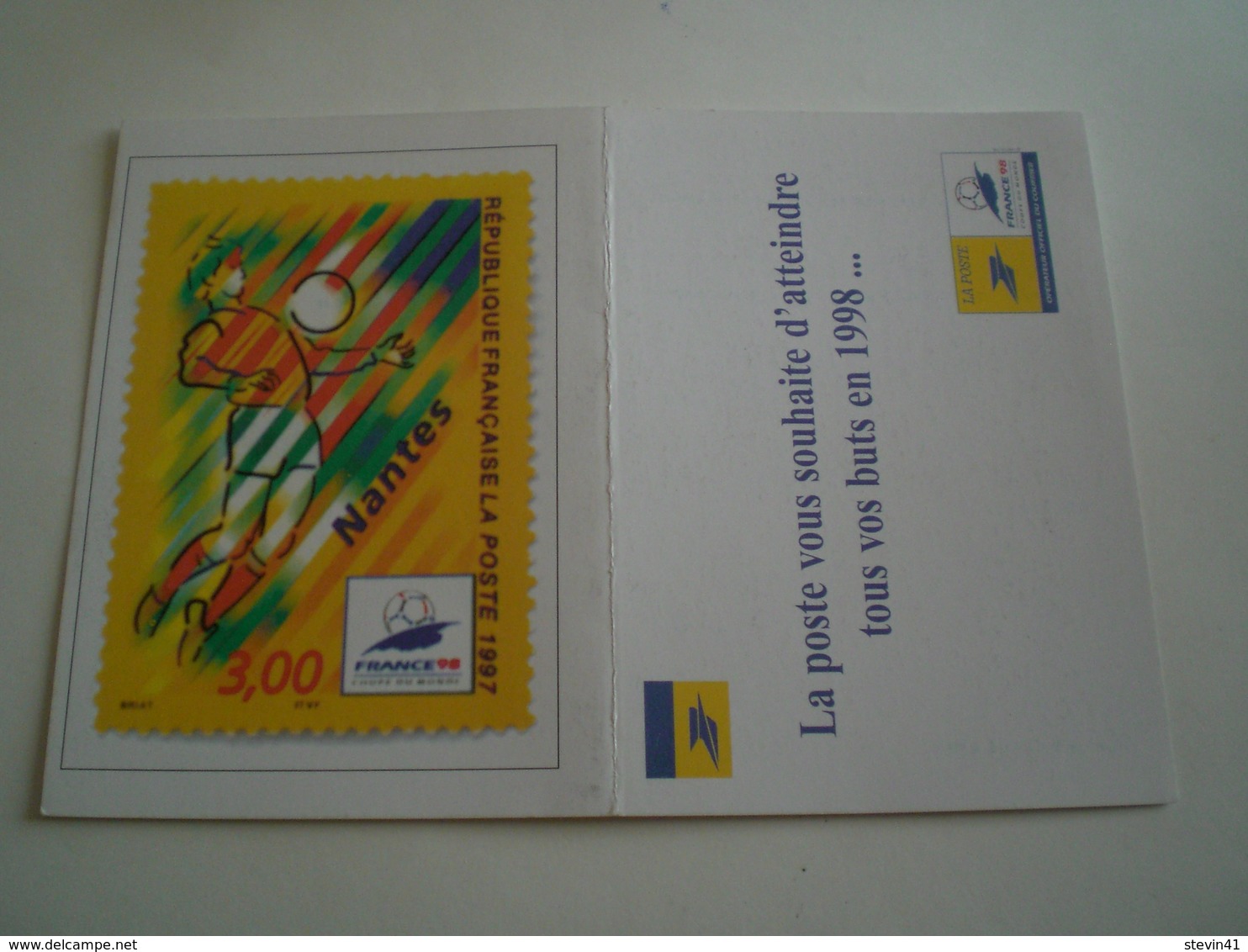 Calendrier De Poche 1998 LA POSTE, Timbre Nantes ( Petit, Mini, Publicitaire) - Petit Format : 1991-00