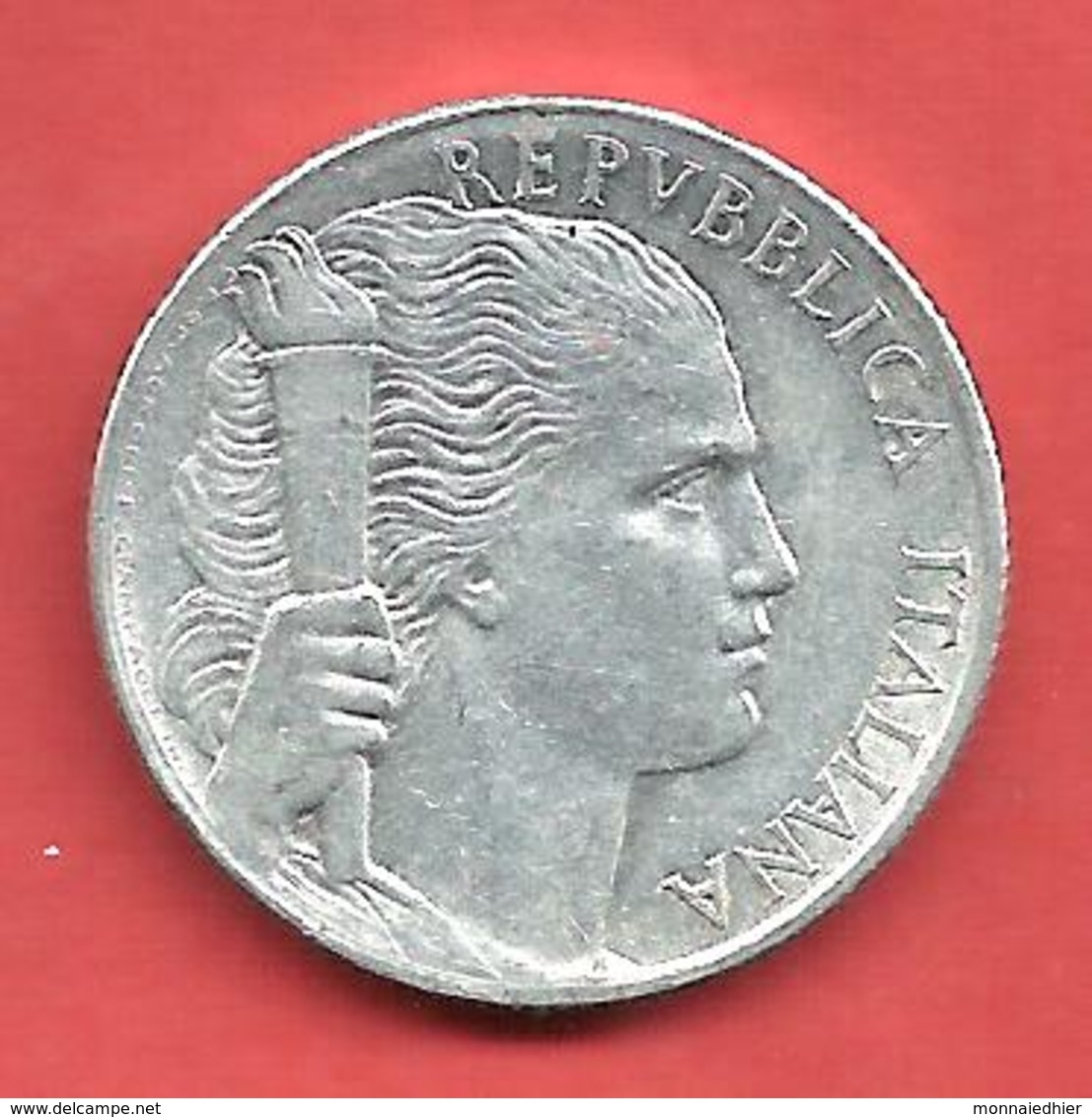 5 Lires , ITALIE , Aluminium , 1950 , N° KM # 89 - 5 Lire