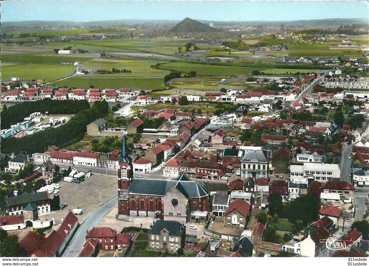 62  NOEUX LES MINES -  VUE GENERALE  AERIENNE - Noeux Les Mines