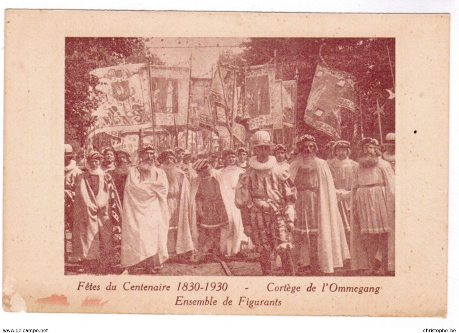 Brussel, Bruxelles, Fêtes Du Centenaire, 1830-1930 Cortege De L'Ommegang (pk52913) - Feesten En Evenementen