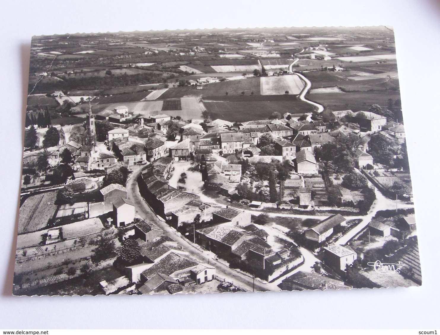 Bourg De Visa - Vue Panoramique Aérienne - Bourg De Visa