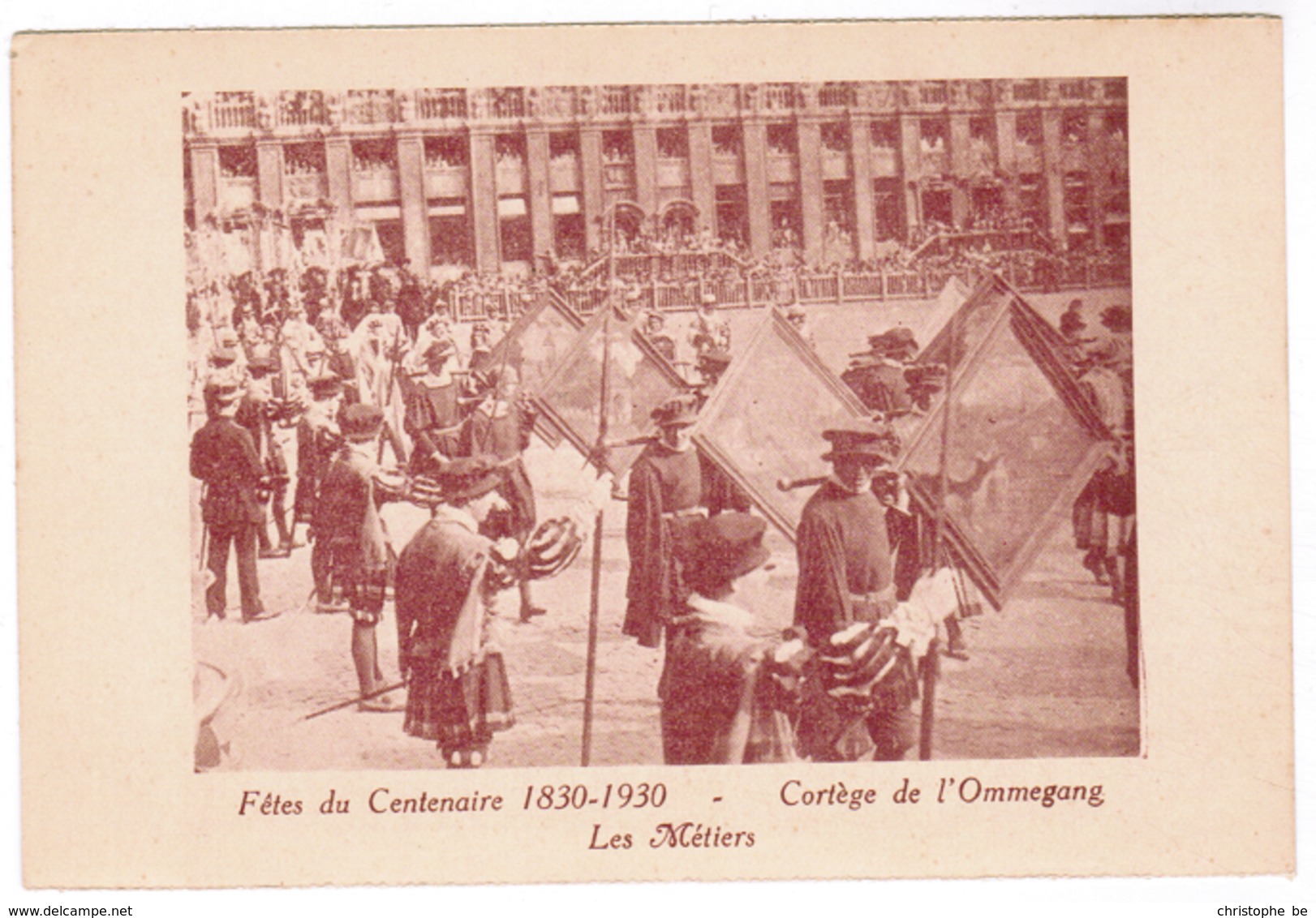 Brussel, Bruxelles, Fêtes Du Centenaire, 1830-1930 Cortege De L'Ommegang (pk52916) - Fiestas, Celebraciones