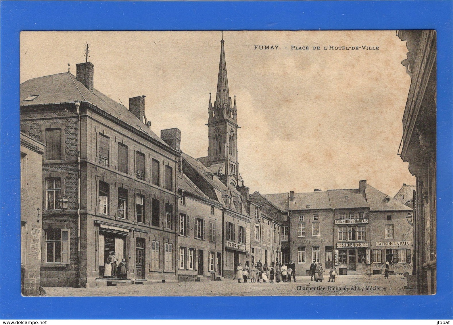 08 ARDENNES - FUMAY Place De L'Hôtel De Ville (voir Descriptif) - Fumay