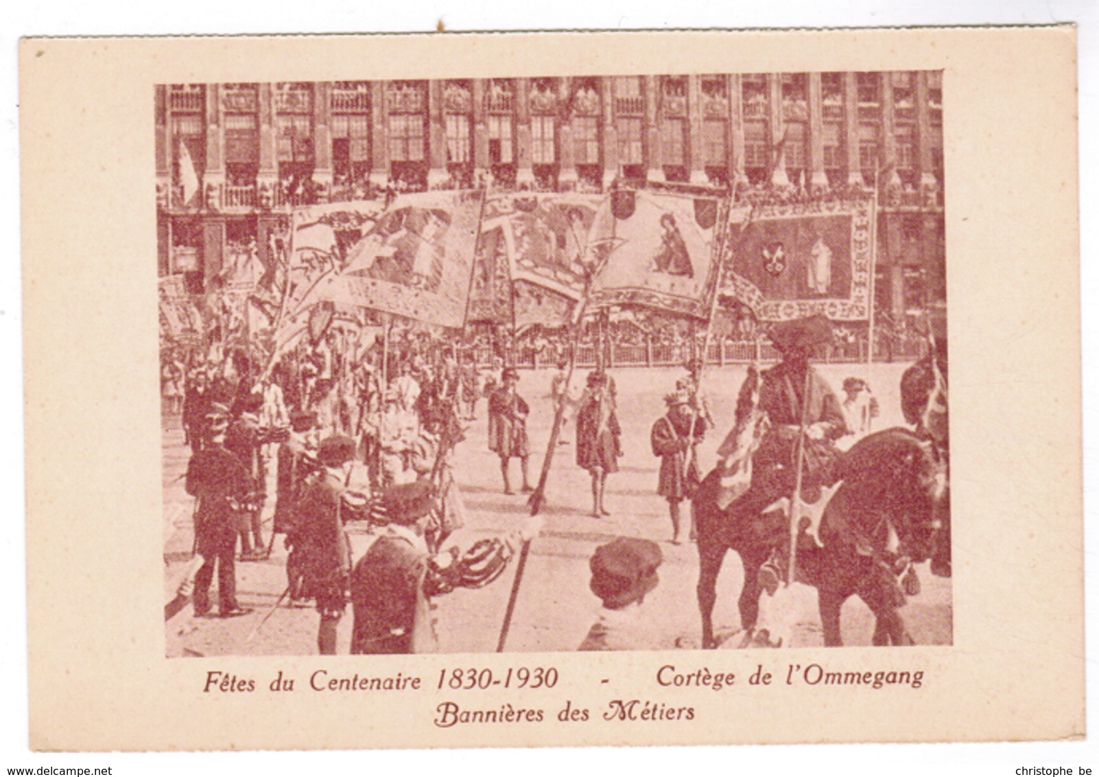 Brussel, Bruxelles, Fêtes Du Centenaire, 1830-1930 Cortege De L'Ommegang (pk52917) - Feesten En Evenementen