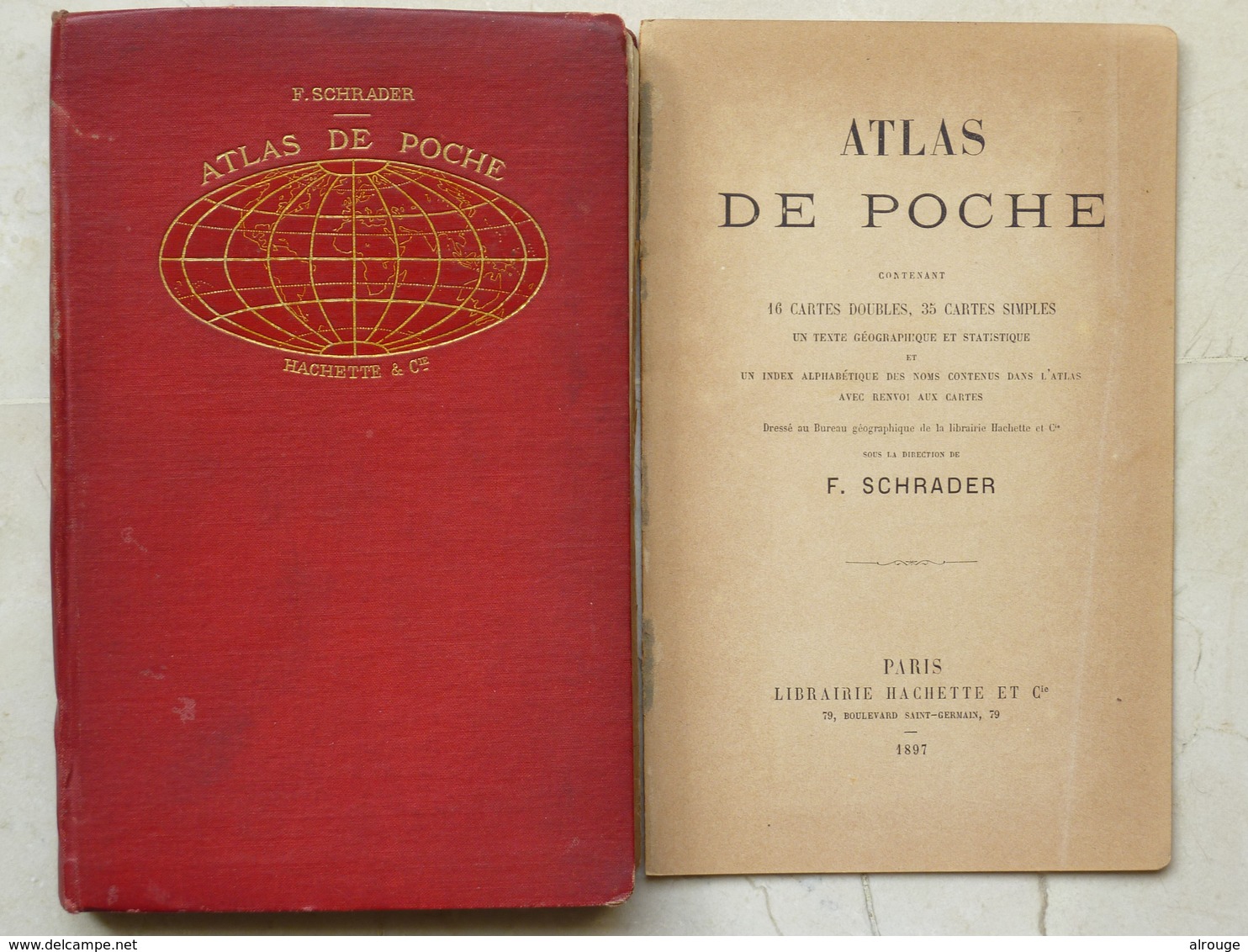 Atlas De Poche, F. Schrader, 1897 - Maps/Atlas