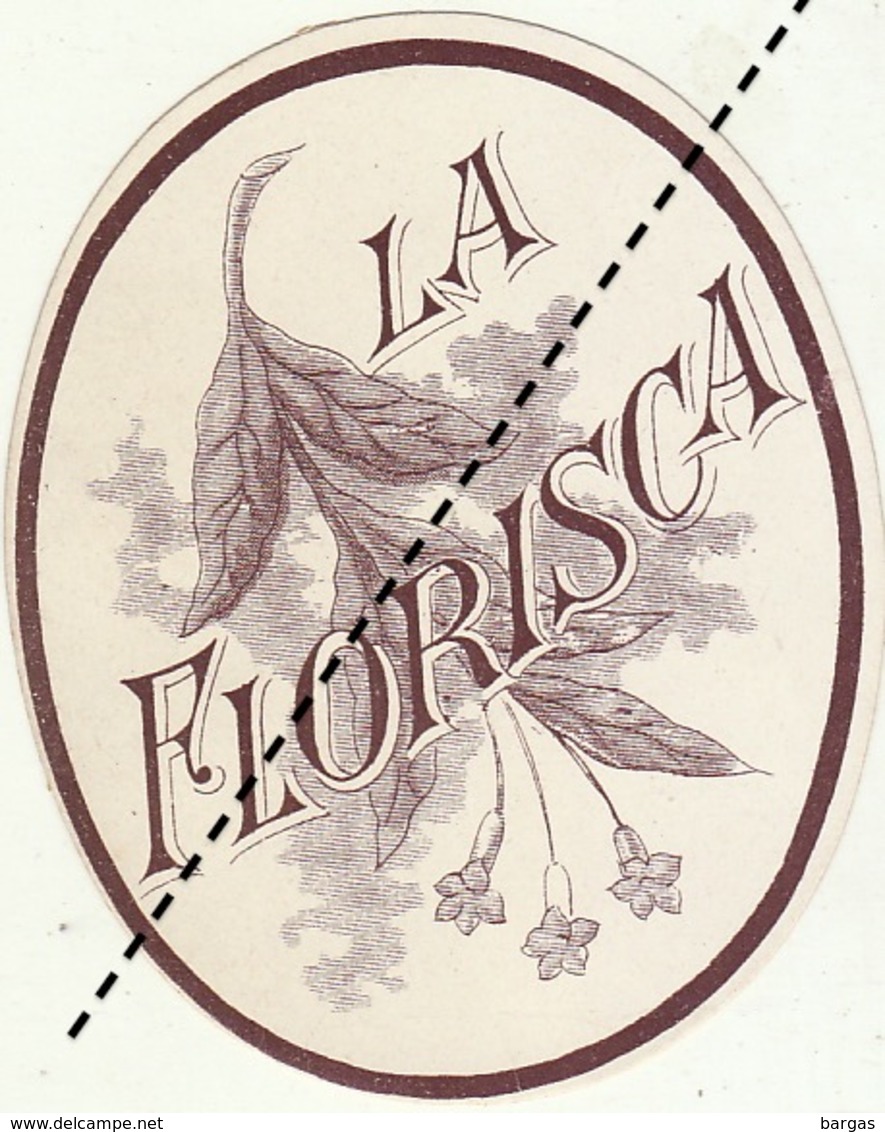 1893-1894 étiquette Boite à Cigare Havane LA FLORISCA - Etiquettes