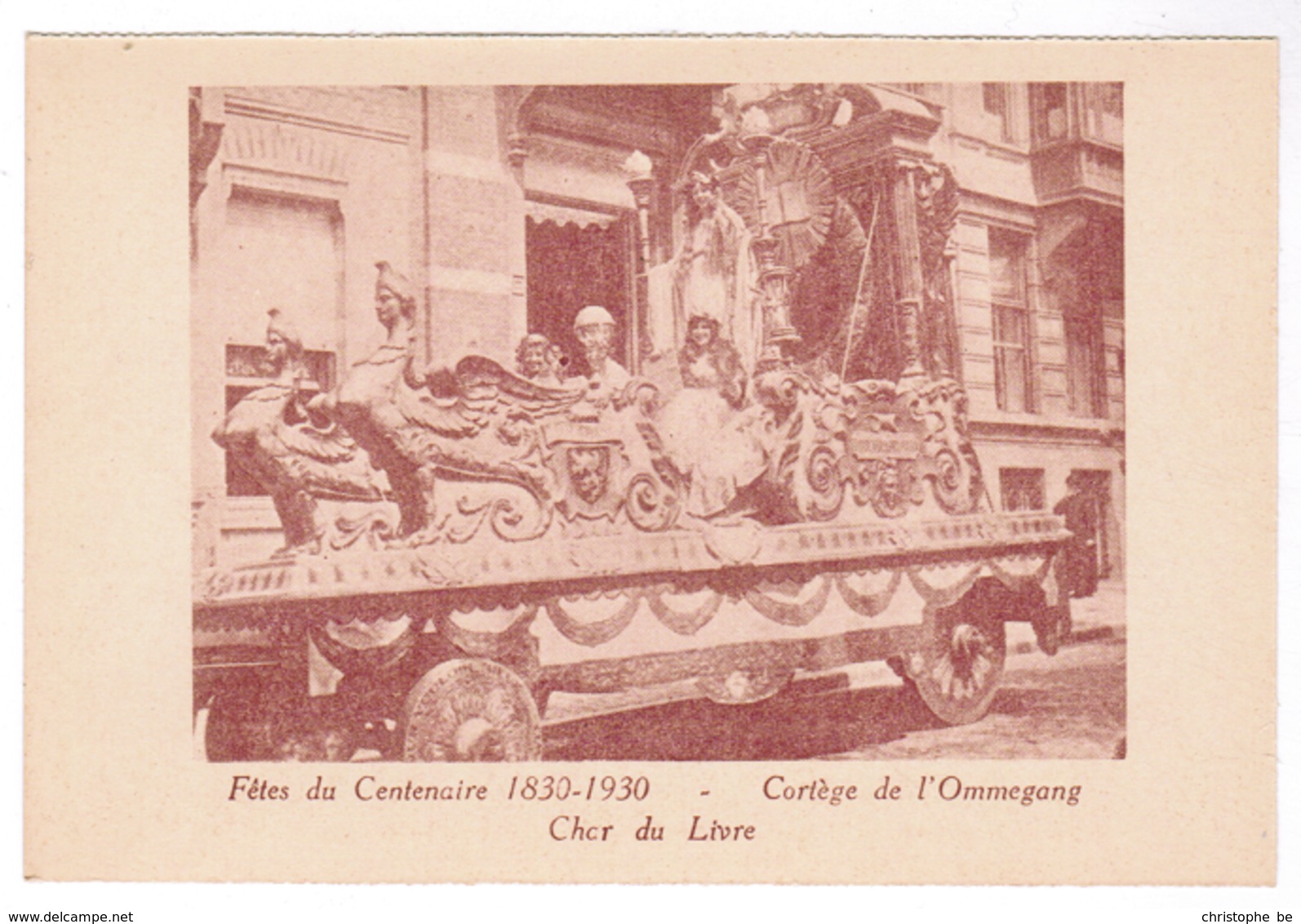 Brussel, Bruxelles, Fêtes Du Centenaire, 1830-1930 Cortege De L'Ommegang (pk52924) - Feesten En Evenementen