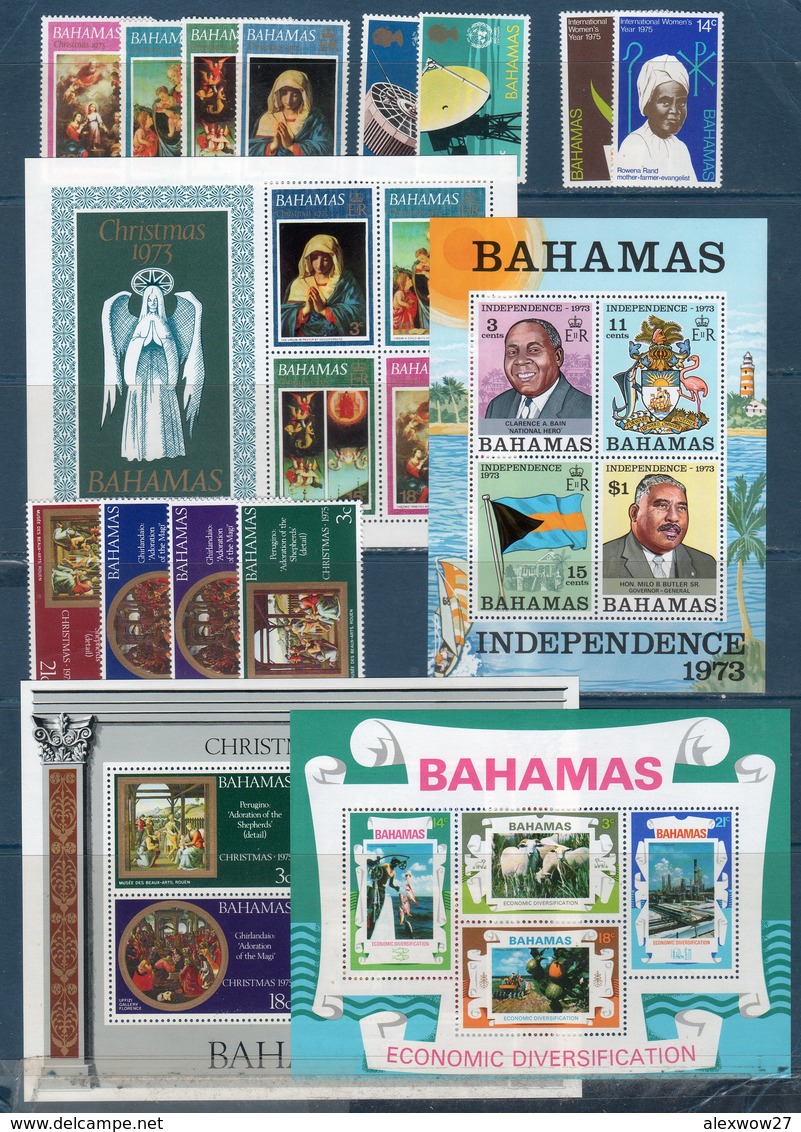 Bahamas 1973/1978 Lotto Serie / Lot Set + BF ** MNH / VF - Bahamas (1973-...)