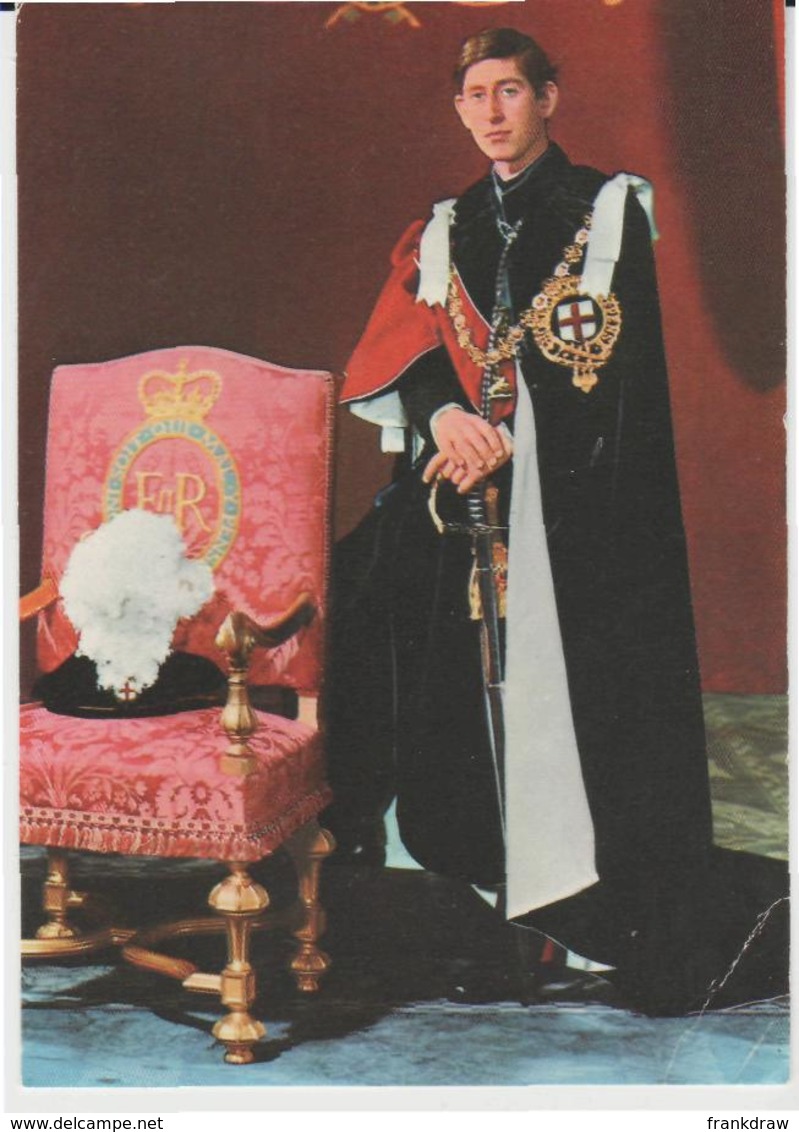 Postcard - Royalty -  H.R.H. - The Prince Of Wales A Knight Of The Garter - Unused Very Good - Unclassified