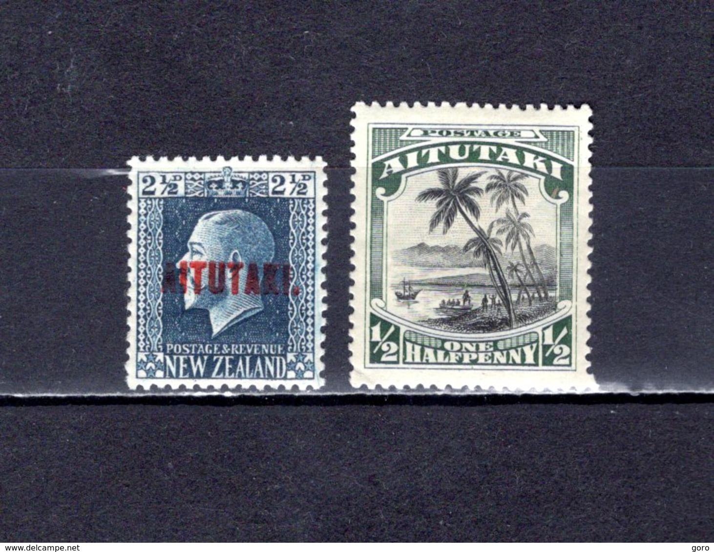 Aitutaki   1918-20  .   Y&T  Nº   18-23    *   ( C/ Charniere ) - Aitutaki