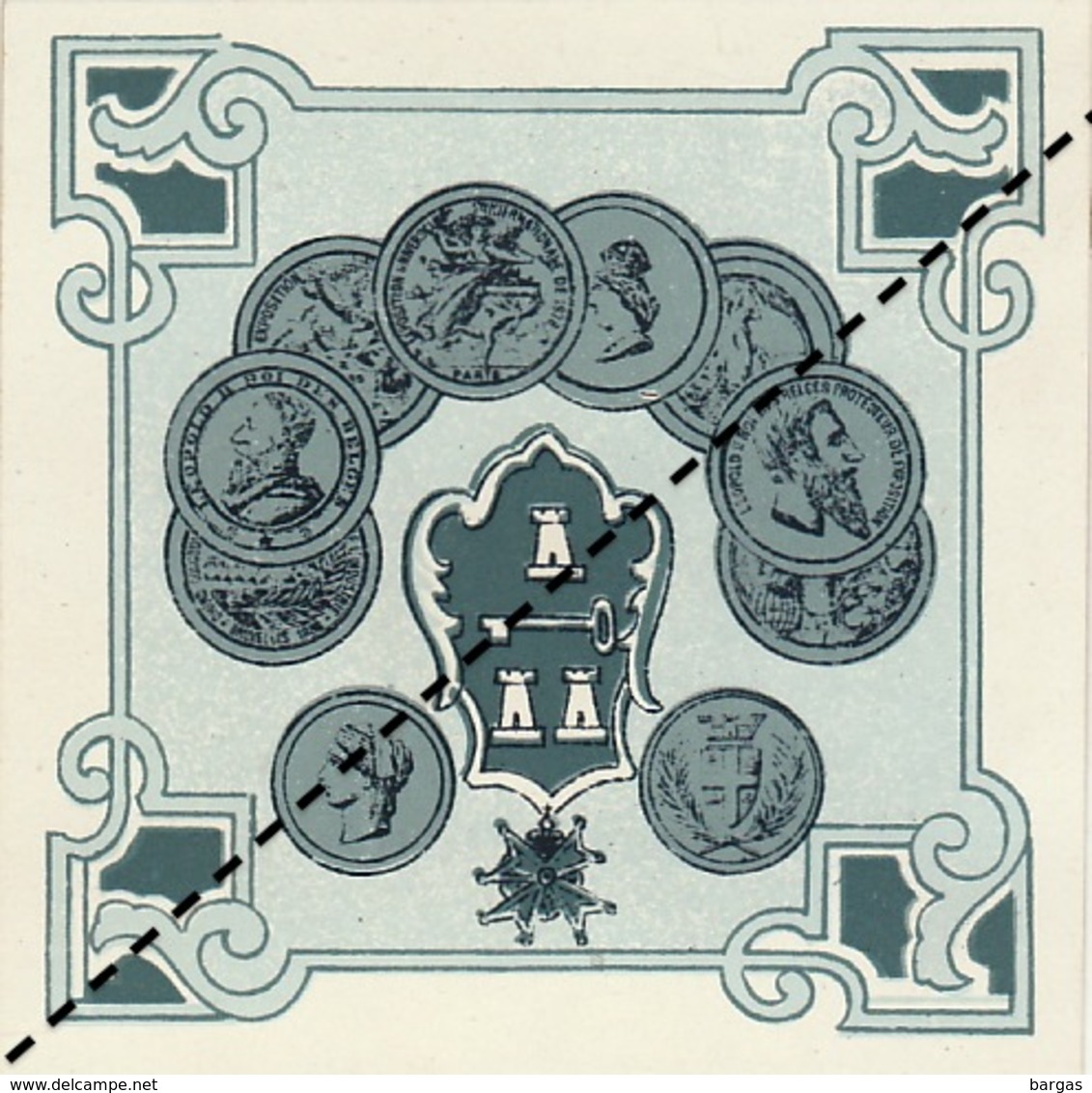 1893-1894 étiquette Boite à Cigare Havane - Etiquettes
