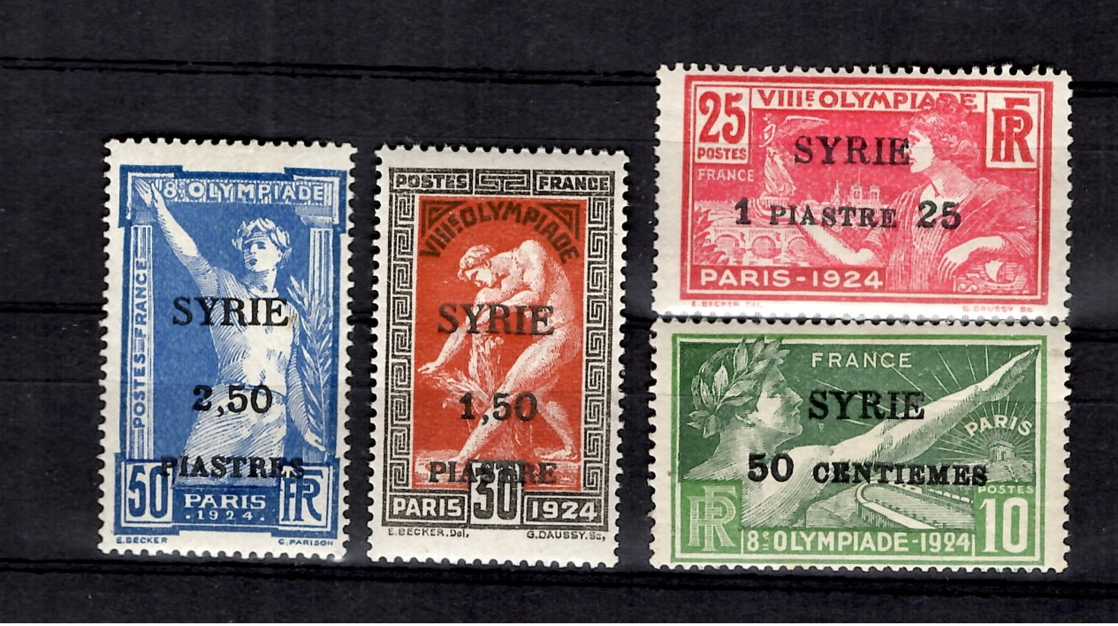 Syrie YT N° 122/125 Neufs *. B/TB. A Saisir! - Unused Stamps