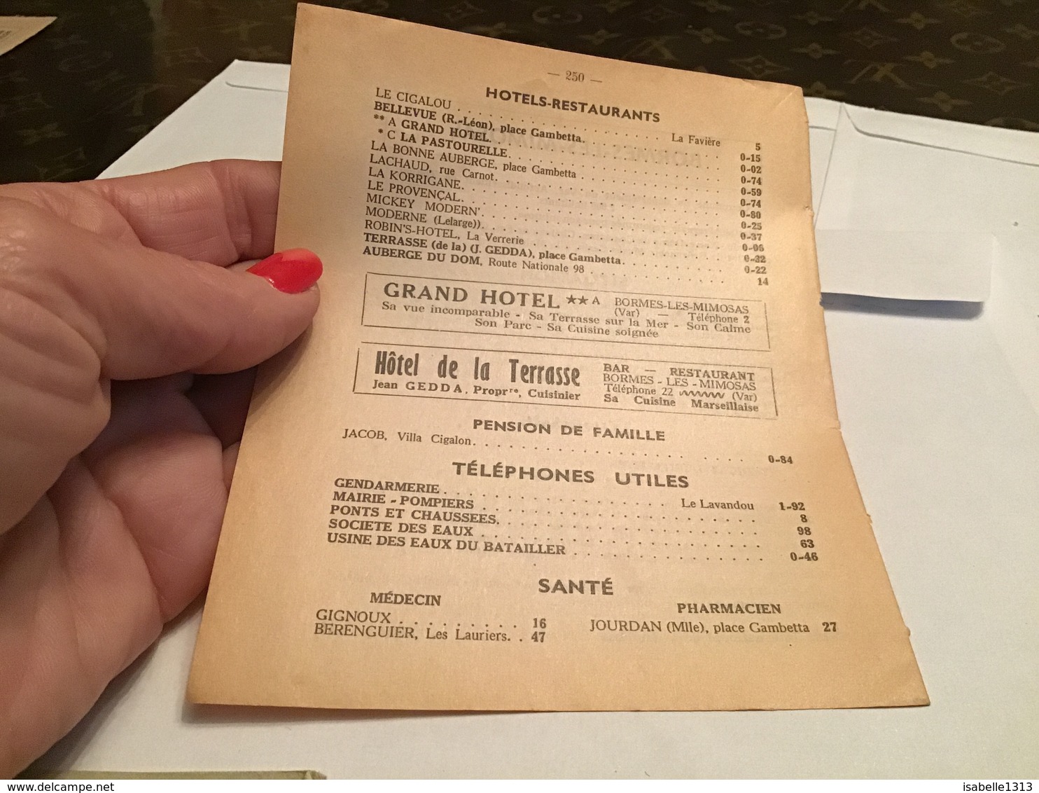 Normes Les Mimosas  Situation Tourisme Hôtel Restaurant Téléphone Utiles Pension De Famille - 1900 – 1949