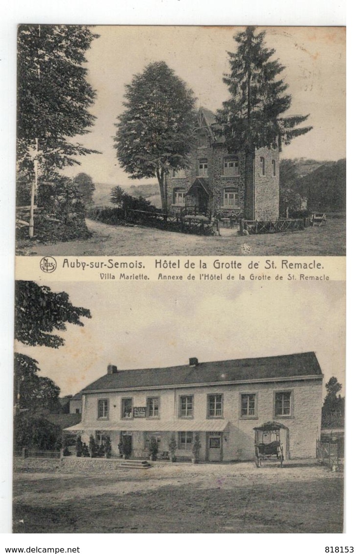 Auby-sur-Semois. Hôtel De La Grotte De St.Remacle.  Villa Mariette.Annexe De L'Hôtel... - Bertrix