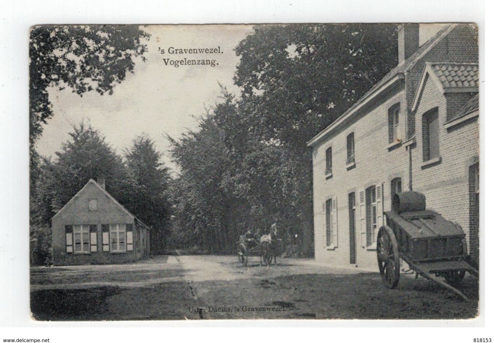 's Gravenwezel  Vogelenzang 1911  Uitg.Daems,'s Gravenwezel - Schilde