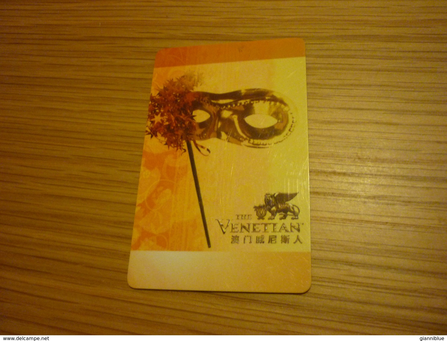 Macao Macau Taipa The Venetian Hotel & Casino Room Key Card - Cartes D'hotel
