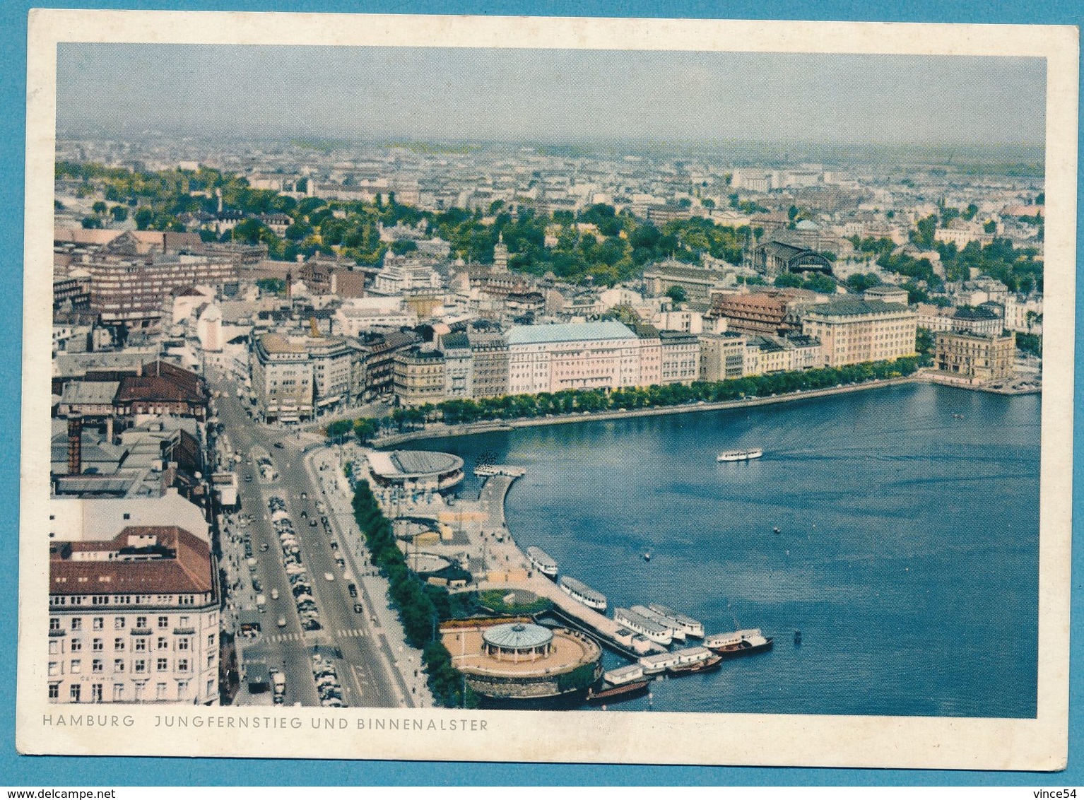 HAMBURG - Jungfernstieg Und Binnenalster - Gelauft 1956 - Mitte